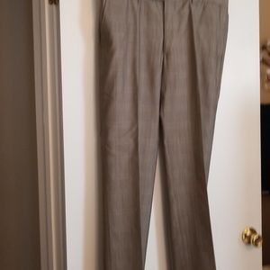Banana Republic men's pant wool/silk plaid